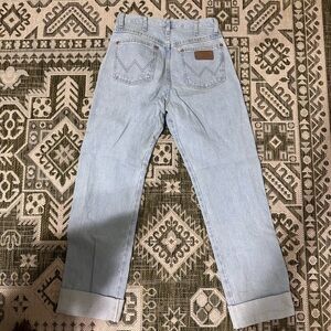 Wrangler Blue Straight Leg Jeans Classic Denim